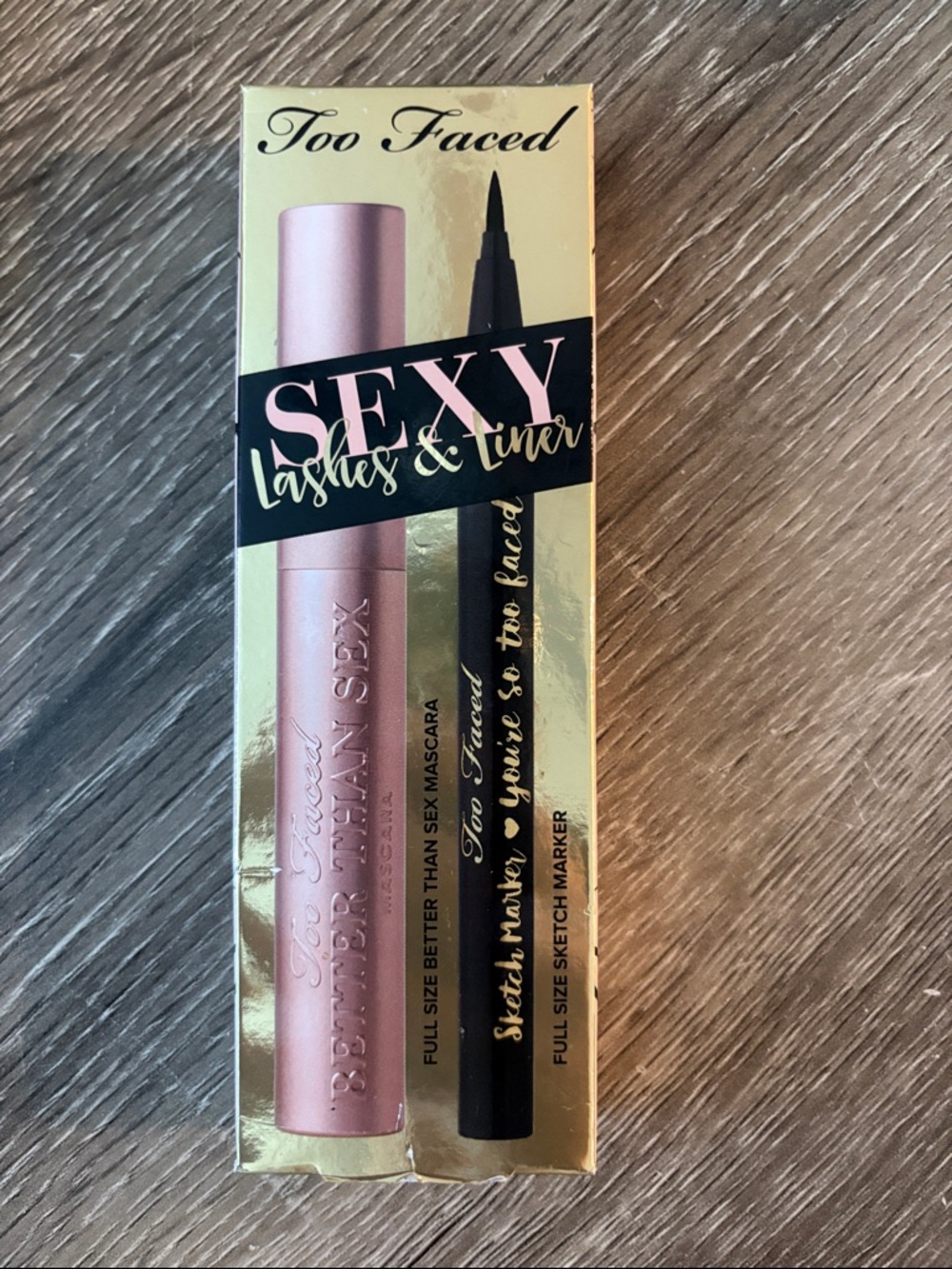 Too Faced Sexy Lashes & Liner Duo - Pink & Black